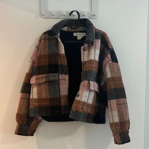 Saltwater LUXE Multicolor Plaid Cropped Jacket
